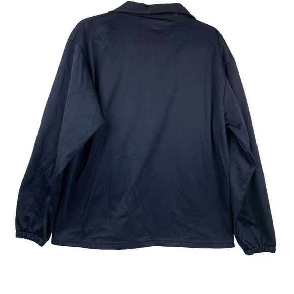 VTG USA Olympic Committee Men's Full Zip Navy Blue Jacket Size L Made in USA - Picture 2 of 6